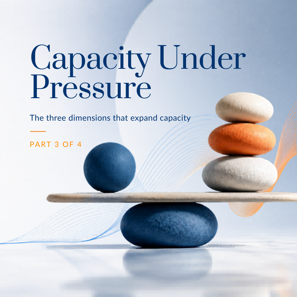 Capacity Under Pressure Series | Part 3 of 4